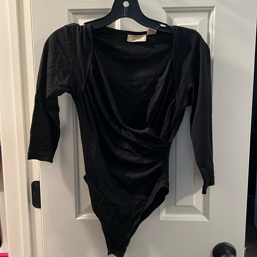 Victoria’s Secret vintage black leotard/ bodysuit size small
